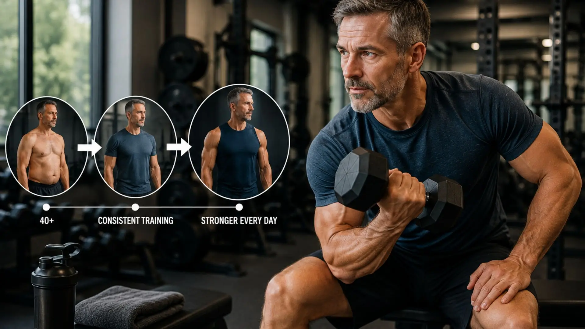 Can I Build Muscle After Age 40?